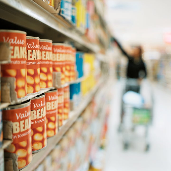 Beans have fiber and protein, and they're rich in magnesium. Many dollar stores offer a few varieties.