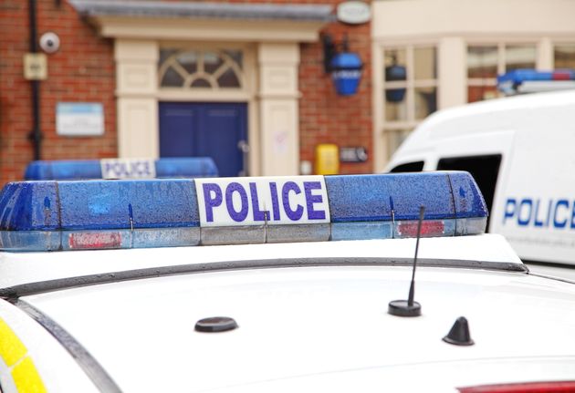 Stock image of a police car