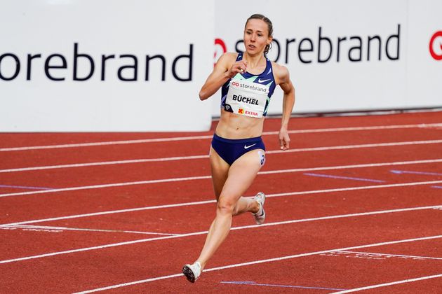 La suisse Selina Büchel of Switzerland lors du 600m femmes lors des Impossible Games 2020 à Oslo le 11 juin 2020.