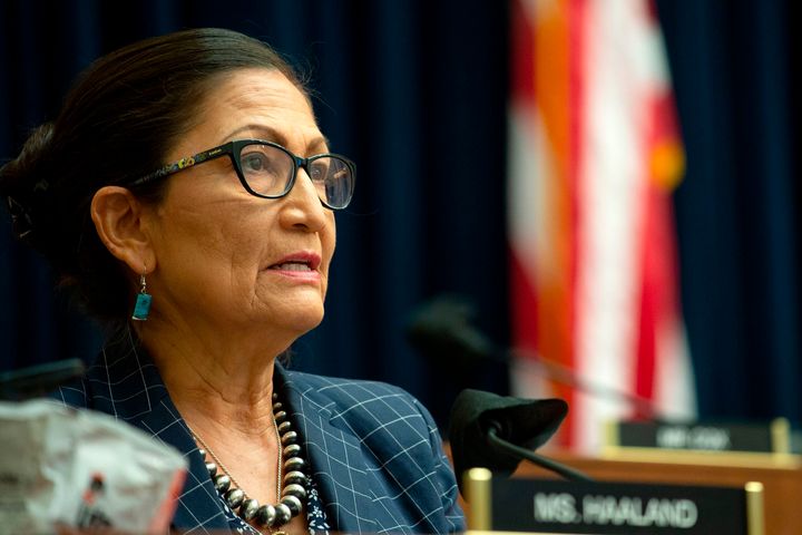 Rep. Debra Haaland (D-N.M.) speaks during a House Natural Resources Committee hearing on June 29, 2020.