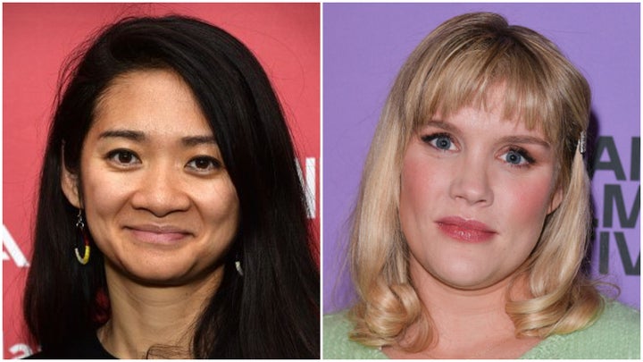 2021年のアカデミー賞監督賞では、初めて女性が2人同時にノミネートされた。クロエ・ジャオ(左)、エメラルド・フェネル(右)