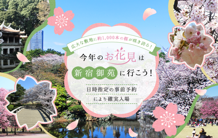 新宿御苑での花見は 事前予約制 予約方法は 期間は3月16日から4月25日まで 環境省が発表 ハフポスト News