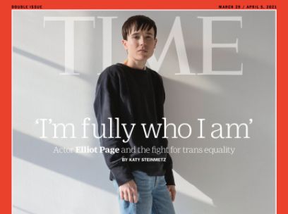 Elliot Page en Une du Time: "Je suis complètement qui je suis"