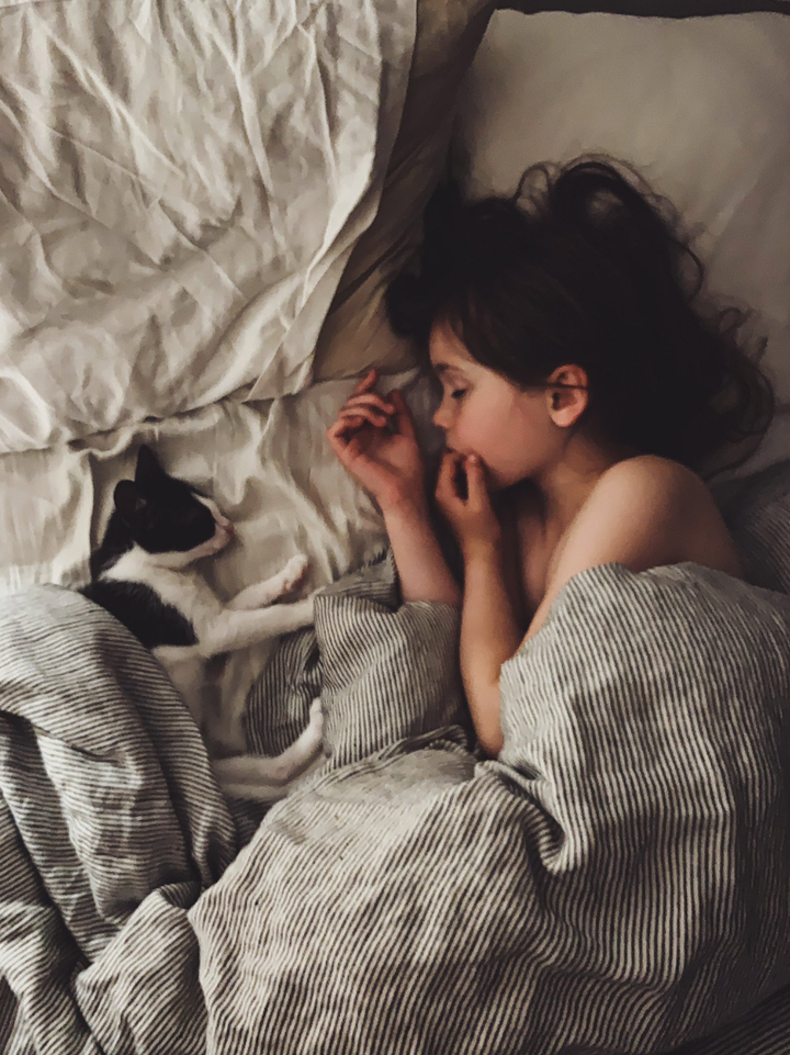 “This photo sums up summer 2020 for me: seemingly endless hot sticky nights, and long hours spent with my daughter Orla, and the tiny feral kitten we saved from a nearby farm. We named her Nettle for her prickly disposition, but as this photo shows, she quickly softened up, and her affection and ridiculous antics have ended up rescued all of us in return." – Sara Tasker, 37, West Yorkshire.