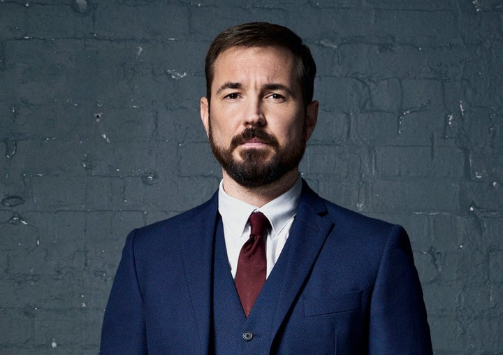 Martin Compston plays DI Steve Arnott in Line Of Duty