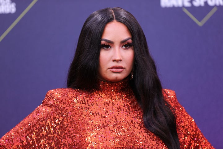 La artista Demi Lovato en 2020.