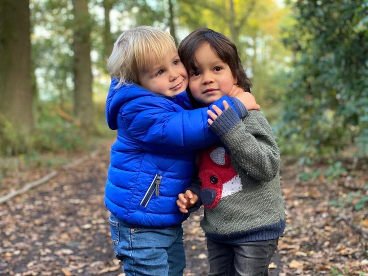 "On October 17, after not seeing each other for several months, cousins Rafe and Benjamin (both two) met for a woodland walk. Having barely seen each other last year, we wondered how they would act, so it was lovely to see them running around together totally unaware of the pandemic!" – Jennifer Edmondson, 34, York.