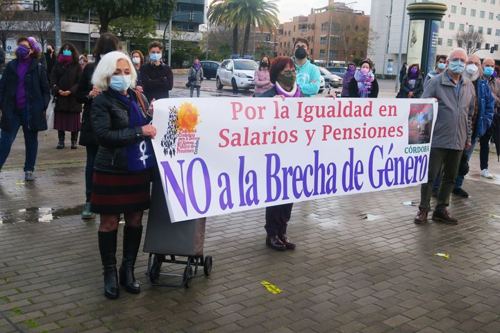 Acto del 8-M que se celebró en Córdoba.