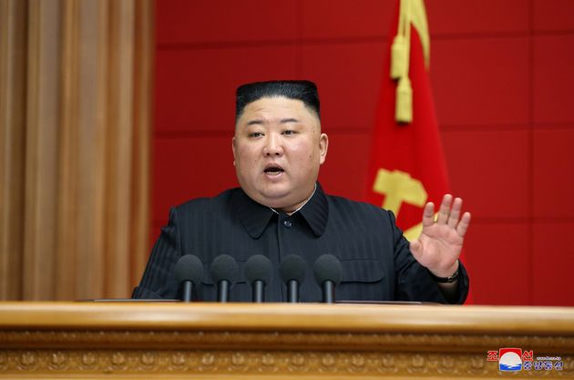 Kim Jong Un, ici à Pyongyang en Corée du Nord, sur une photo non datée publiée le 7 mars 2021 par l'Agence centrale de presse de Corée du Nord (KCNA).