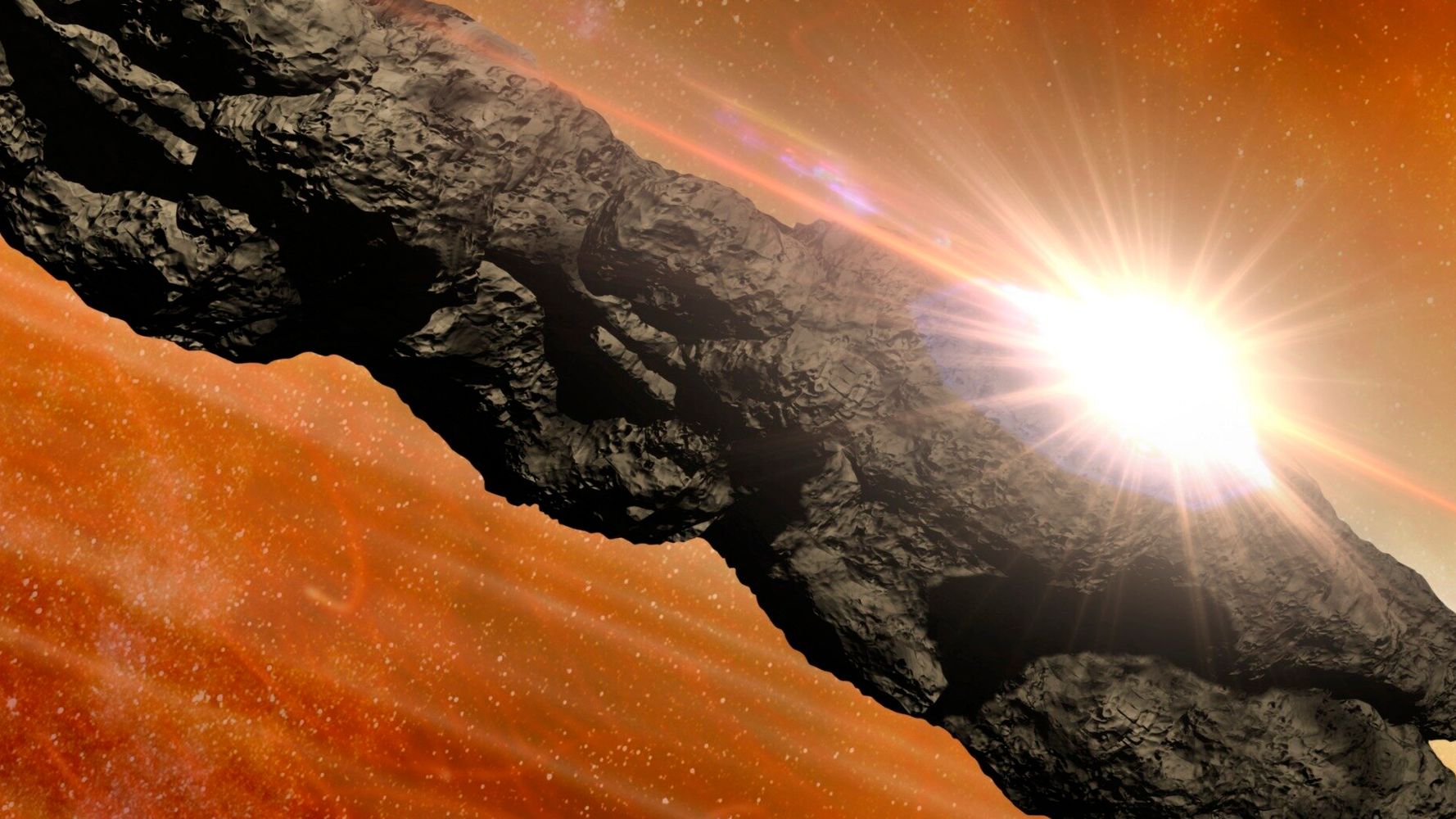 Solar System’s first known interstellar visitor probably a cookie-shaped planet shard