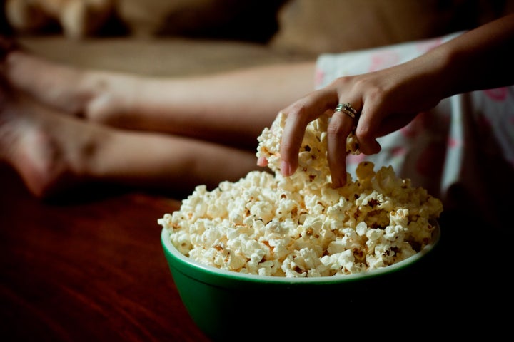 If you’re going to snack at night, popcorn is a recommendation option ― just skip the butter.