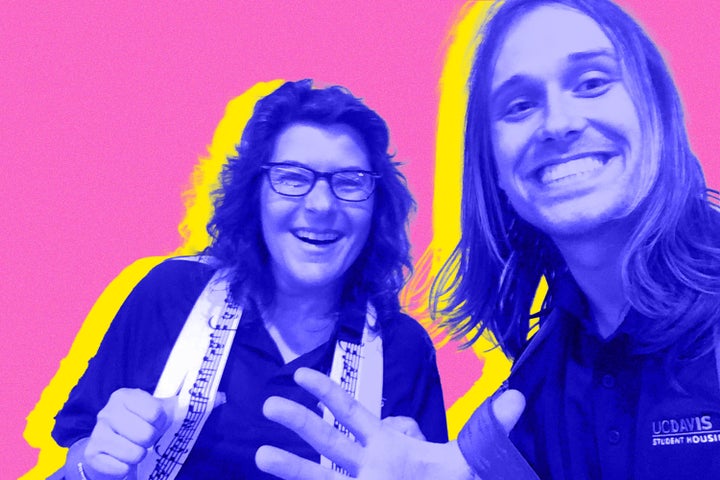 "Josh helps keep me current with social media and other pop culture references that I have long given up on worrying about, and I provide the longer-term perspective on our workplace," Erin said about her friendship with Josh.
