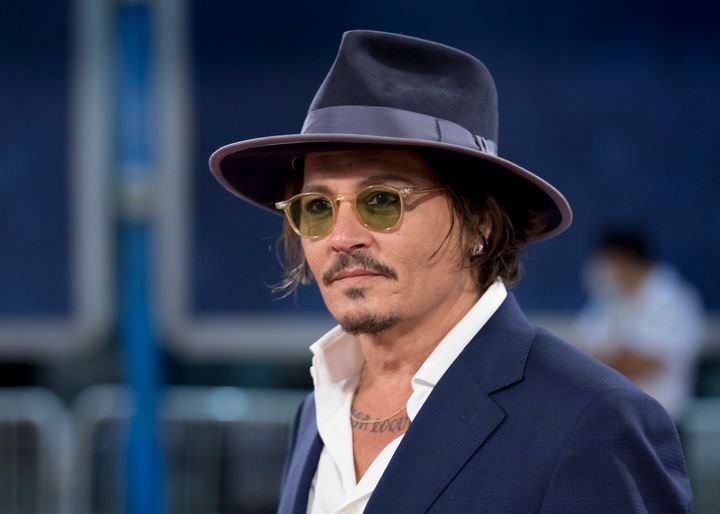 Depp attends the 'Crock of Gold: A Few Rounds With Shane MacGowan' premiere during the 68th San Sebastian International Film Festival on Sept. 22, 2020 in Spain. 