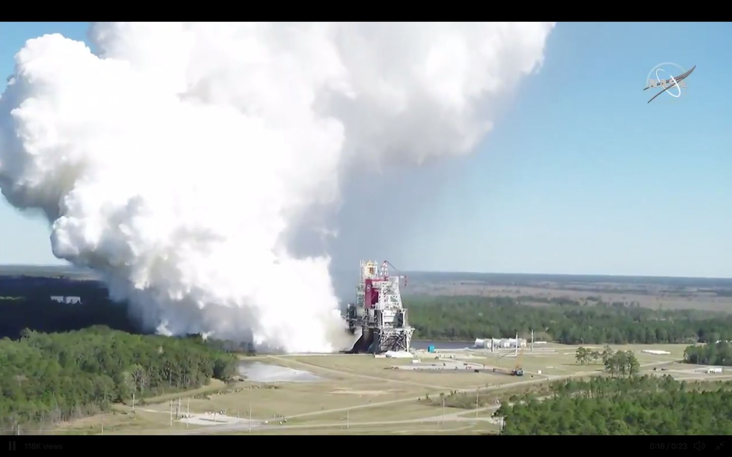 La Nasa réussit le dernier test de sa fusée SLS pour la Lune