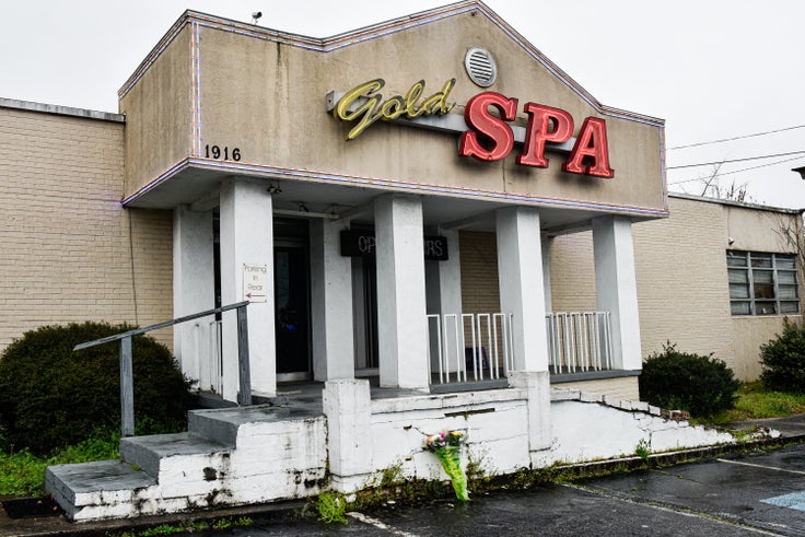Gold Spa, one of the three Asian massage parlors attacked by a gunman on March 16, 2021. Six Asian women were among eight people he shot and killed, the most violent chapter yet in a wave of attacks on Asian Americans.