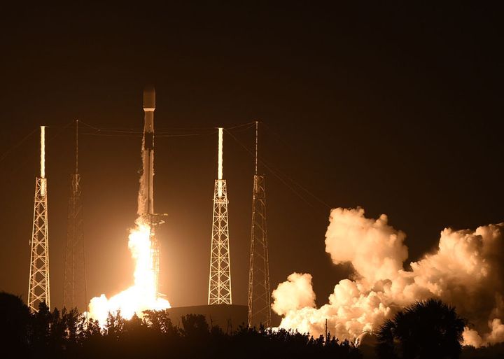Εκτόξευση του πυραύλου Falcon 9 της SpaceX