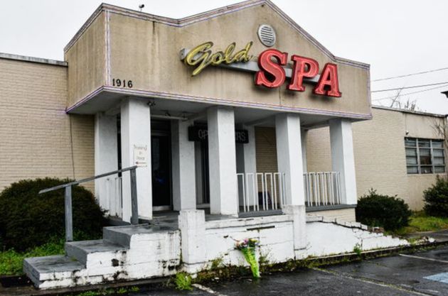 <strong>Gold Spa, one of the three Asian massage parlors attacked by a gunman on March 16, 2021. Six Asian women were among eight people he shot and killed, the most violent chapter yet in a wave of attacks on Asian Americans</strong>” data-caption=”<strong>Gold Spa, one of the three Asian massage parlors attacked by a gunman on March 16, 2021. Six Asian women were among eight people he shot and killed, the most violent chapter yet in a wave of attacks on Asian Americans</strong>” data-rich-caption=”<strong>Gold Spa, one of the three Asian massage parlors attacked by a gunman on March 16, 2021. Six Asian women were among eight people he shot and killed, the most violent chapter yet in a wave of attacks on Asian Americans</strong>” data-credit=”VIRGINIE KIPPELEN VIA GETTY IMAGES” data-credit-link-back=”” /></p>
<div class=