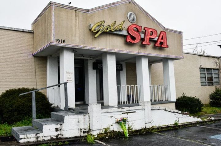 Gold Spa, one of the three Asian massage parlors attacked by a gunman on March 16, 2021. Six Asian women were among eight people he shot and killed, the most violent chapter yet in a wave of attacks on Asian Americans