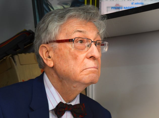 El historiador Ángel Viñas, en la Feria del Libro de Madrid de