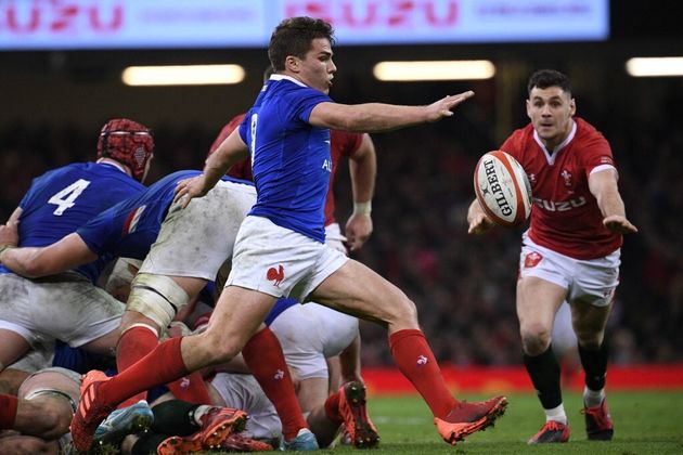 Le demi de mêlée, Antoine Dupont, face au Pays de Galles lors du Tournoi des 6 nations en février 2020 à Cardiff (photo d'archives).