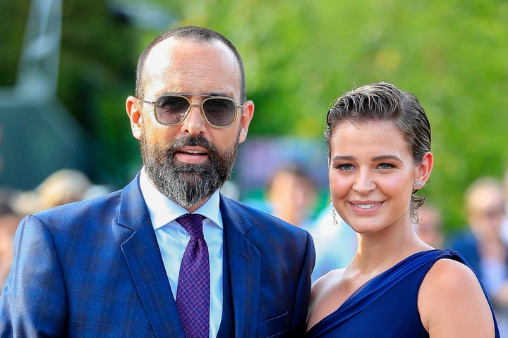 Risto Mejide y Laura Escanes, el día de su boda.