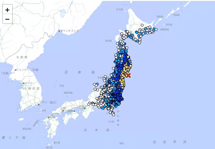 地震 宮城県で震度5強 津波注意報も ハフポスト 地震 宮城県で震度5強 津波注意報も ハフポスト