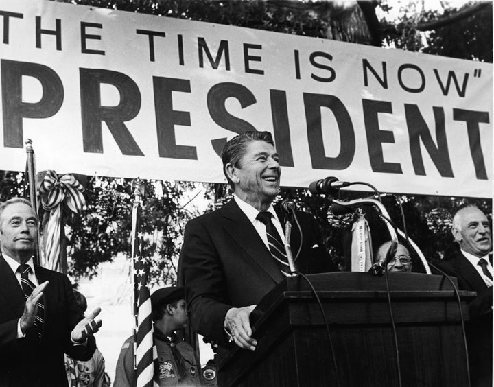 The political success of President Ronald Reagan, who constantly attacked government, helped create a political environment i