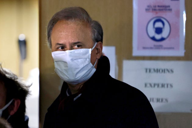 Georges Tron au tribunal judiciaire de Paris le 19 janvier 2021.