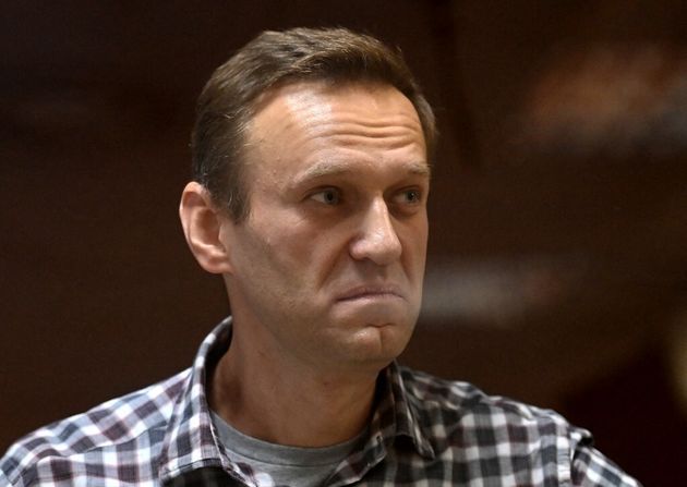 Alexei Navalny lors d'une audience de justice à Moscou le le 20 février 2021