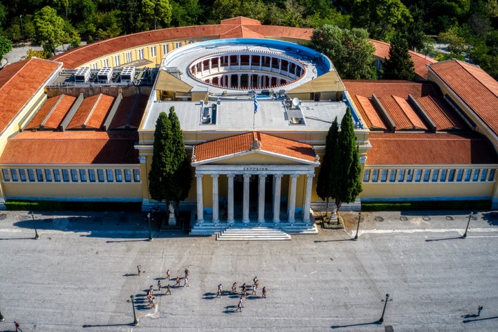 Ζάππειο, άποψη από ψηλά