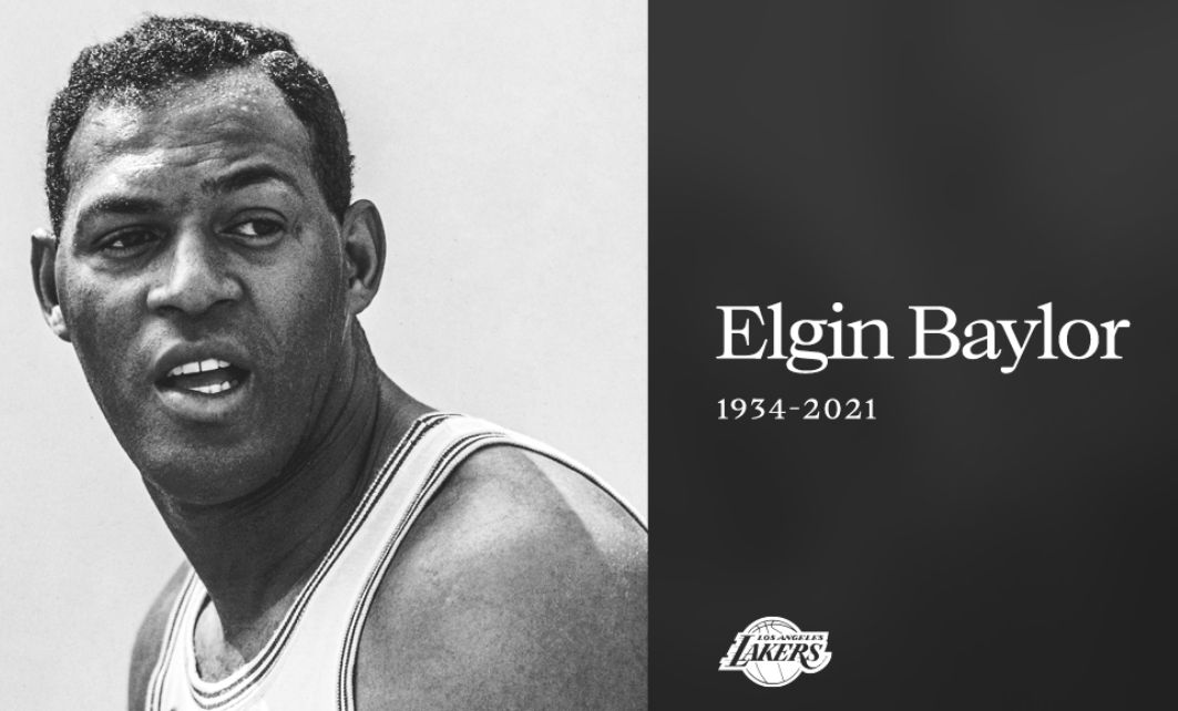 Elgin Baylor, légende des Lakers et de la NBA, est mort
