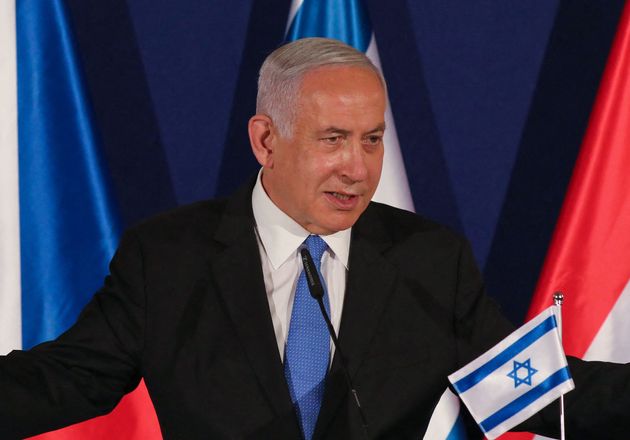 Aux élections en Israël, Benjamin Netanyahu donné en tête, sans majorité (photo du 11 mars 2021 à Jérusalem)