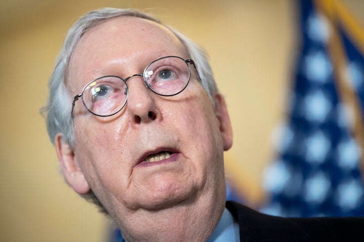 Senate Minority Leader <a href="https://www.huffpost.com/news/topic/mitch-mcconnell" target="_blank">Mitch McConnell</a> (R-K