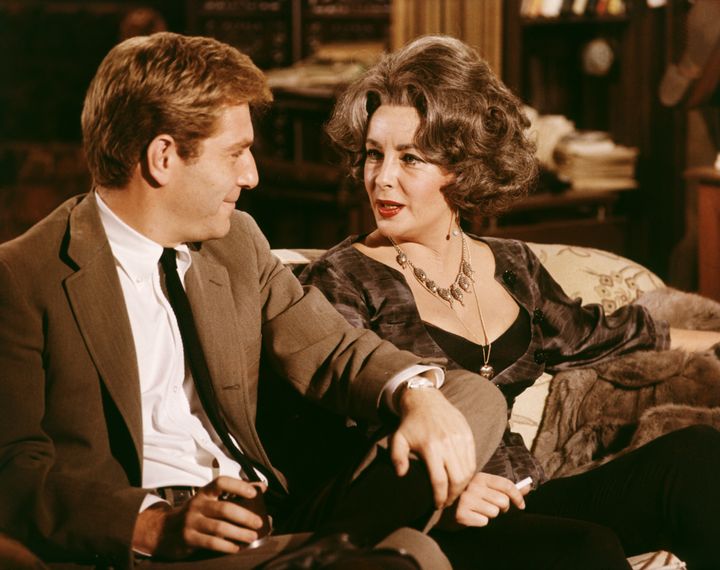 George with Elizabeth Taylor in Who's Afraid Of Virginia Woolf?.