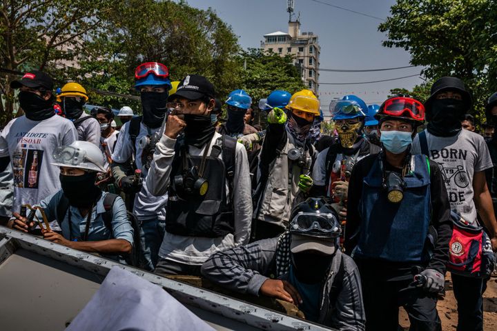 Ακτιβιστές στην Μιανμάρ