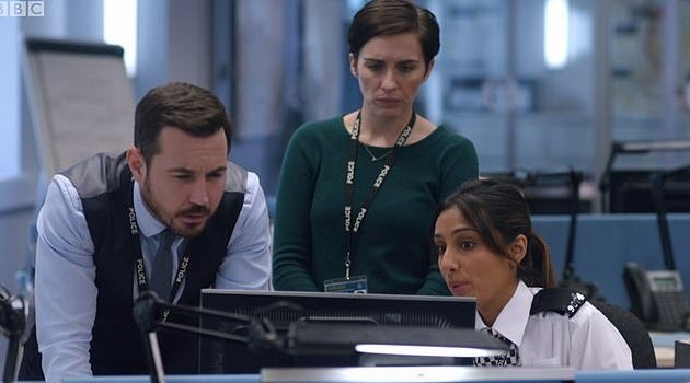 PC Sohota with DS Arnott and DI Fleming in series five