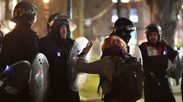 Police Drag Man By The Hair On Second Night Of Kill The Bill Protests In Bristol