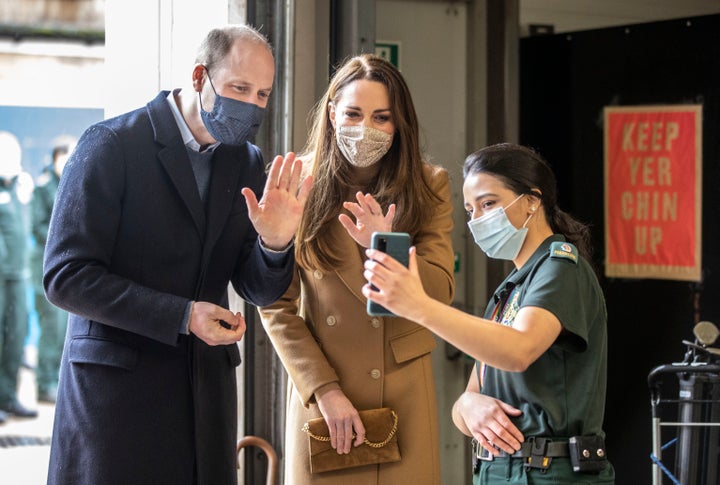 Prince William and Kate Middleton touring the U.K. during COVID-19. 