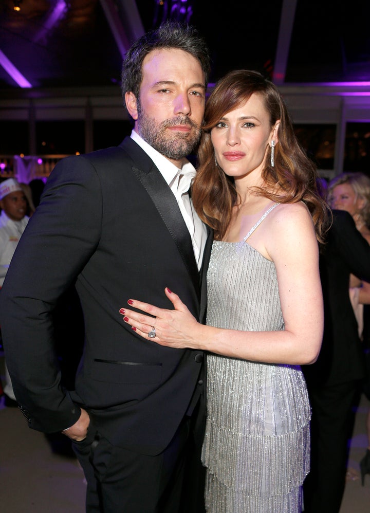 Ben Affleck and Jennifer Garner attend the Vanity Fair Oscar Party together in 2014.&nbsp;