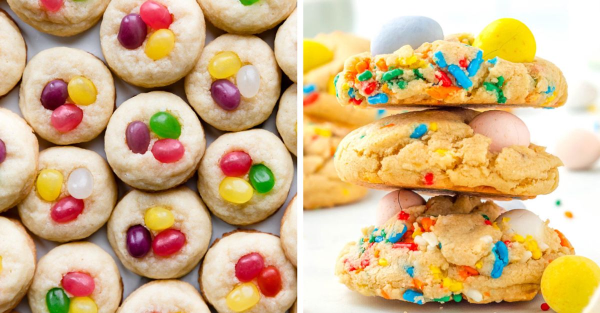 Caramel M&M Cookies  the creative life in between