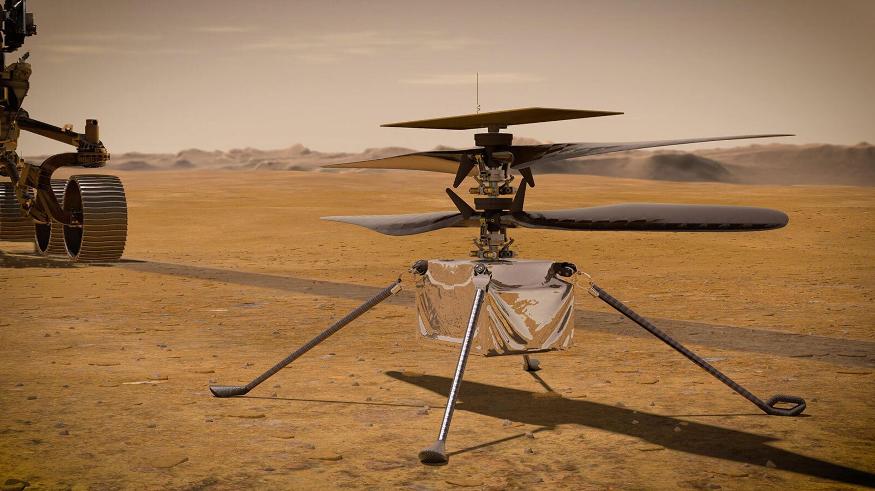 The Wright brothers’ first plane is now on Mars