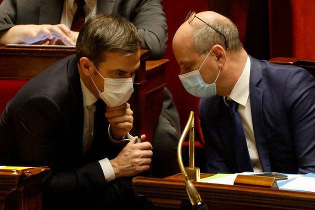 Olivier Veran et Jean-Michel Blanquer (ici à l'Assemblée en février) parviendront-ils à laisser les écoles ouvertes dans cette troisième vague de coronavirus?