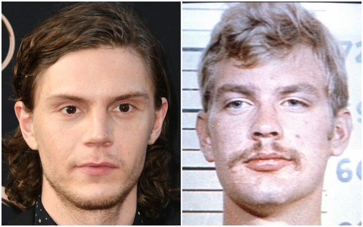 Actor Evan Peters (left) will play serial killer Jeffrey Dahmer in Netflix's “Monster: The Jeffrey Dahmer Story.”