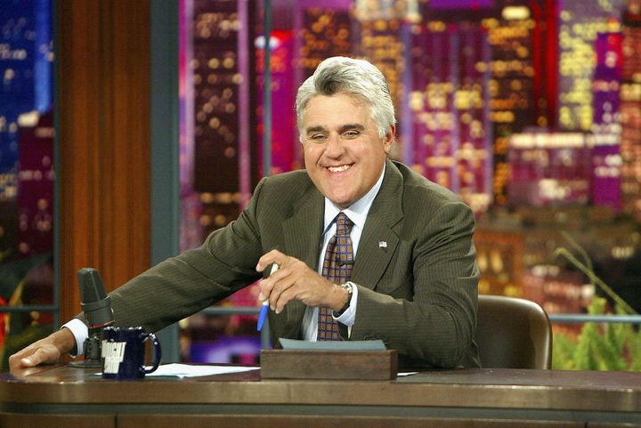 Jay Leno on "The Tonight Show" in 2004.