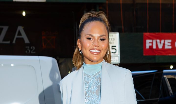 Chrissy Teigen, here at NBC Studios in New York City on Feb. 19, 2020, was known for outspoken comments and no-holds-barred reactions.