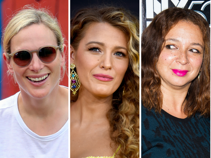 Zara Tindall, Blake Lively y Maya Rudolph.