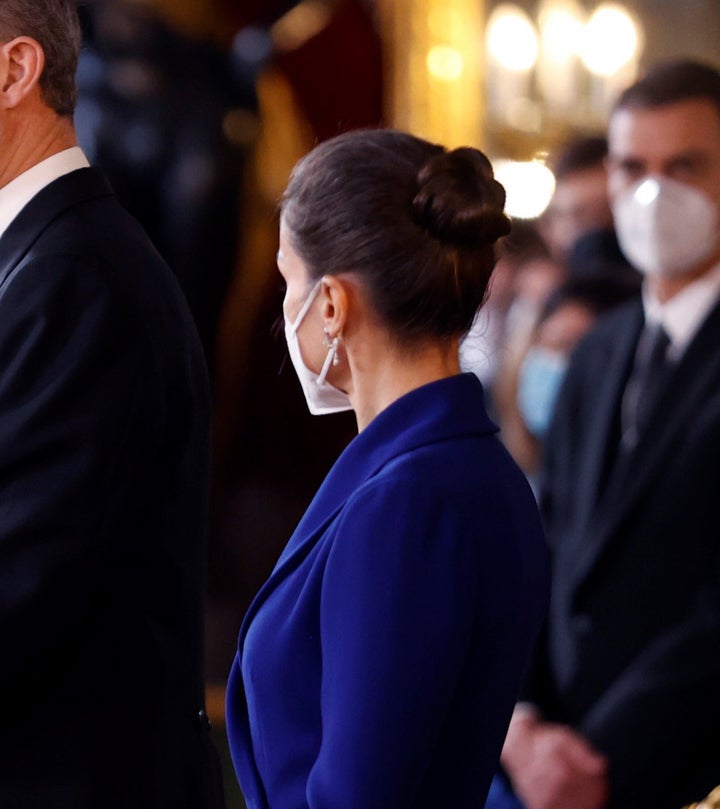 En la recepción del cuerpo diplomático, en enero