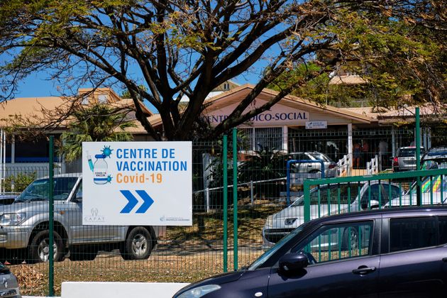 Un centre de vaccination en Nouvelle-Calédonie le 16 mars 2021. La vaccination y est obligatoire pour toute personne majeure depuis le 3 septembre.