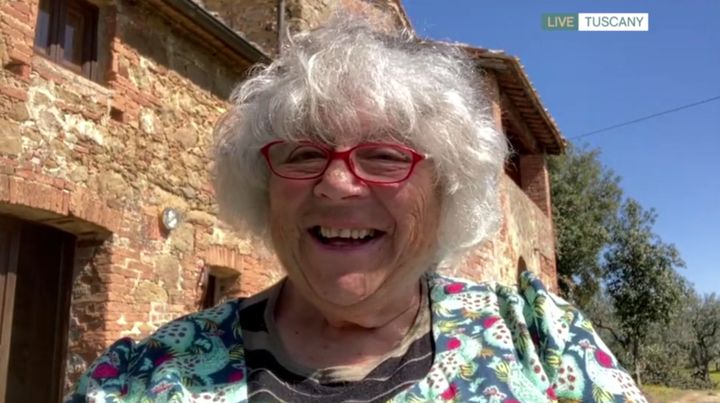 Miriam Margolyes speaking from her home in Tuscany