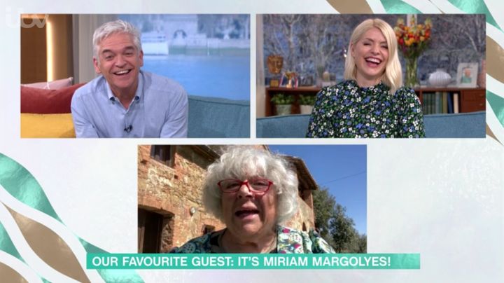 As always, Miriam had the This Morning team howling with her revelations.